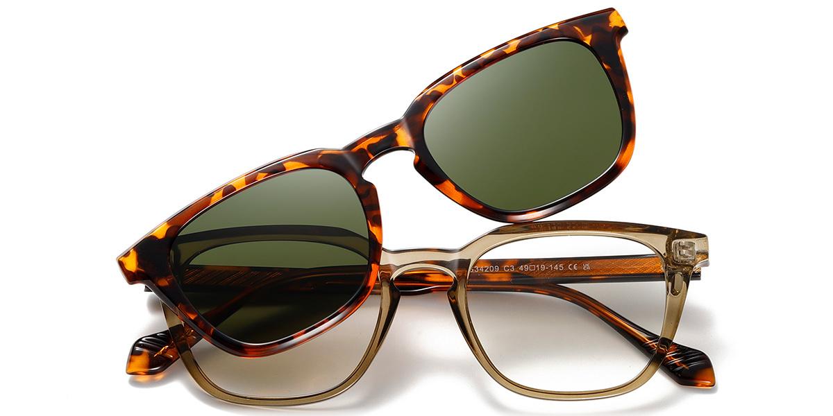 Óculos de Grau Clipon Willy 34209 Tartaruga - Acetato